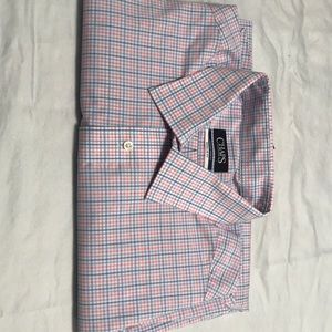 Chaps blue and pink Button down